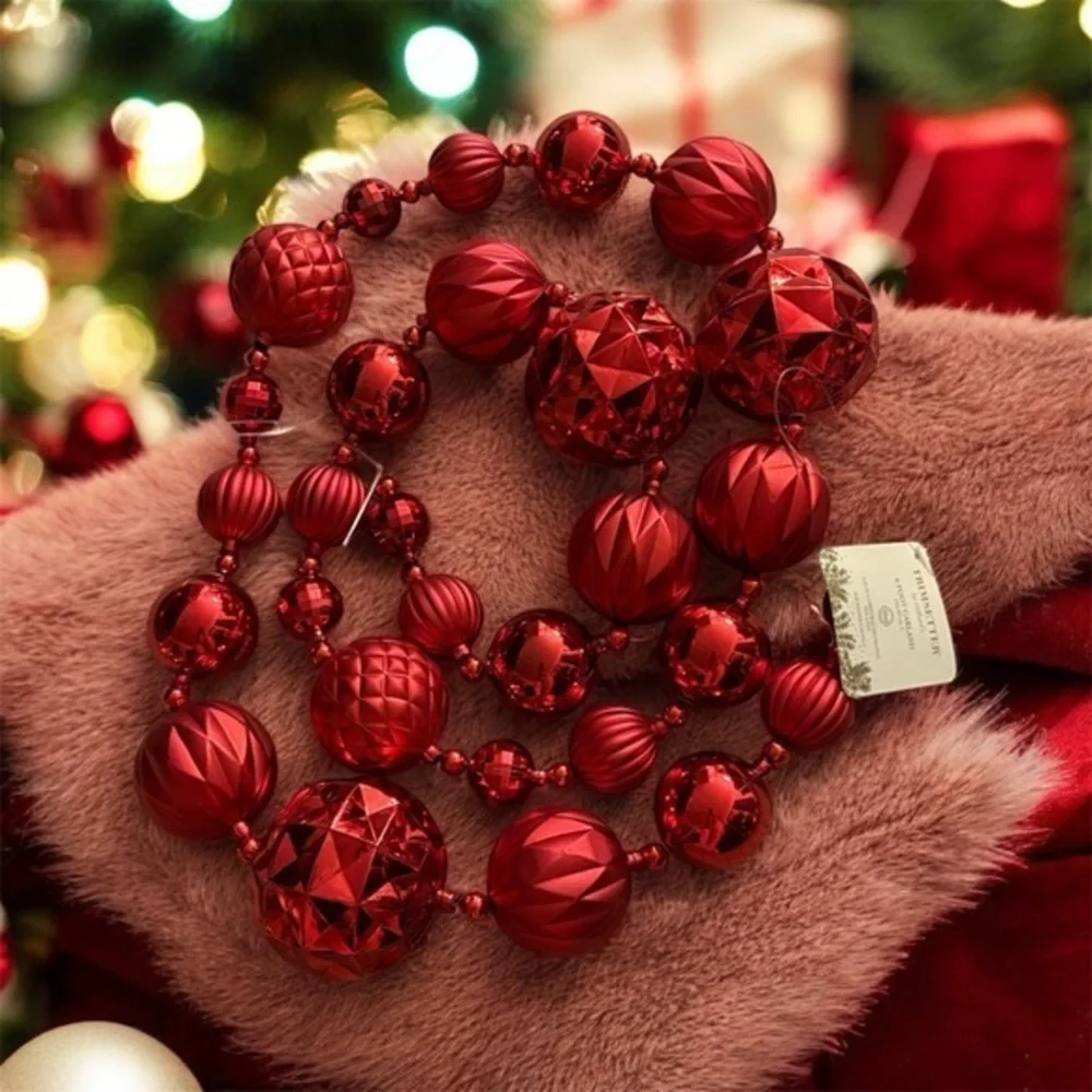 6’ Shatterproof Christmas Ball Garland